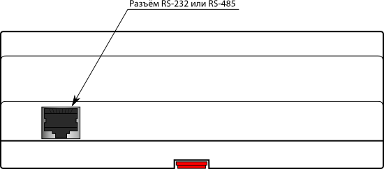 Расположение разъемов ЭнИ-752 на нижней стороне