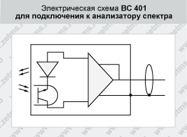 Датчик оборотов ВС 401. Электрическая схема.