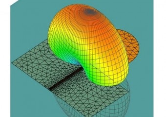 Диаграмма направленности сверхширокополосной антенны Антрад-4