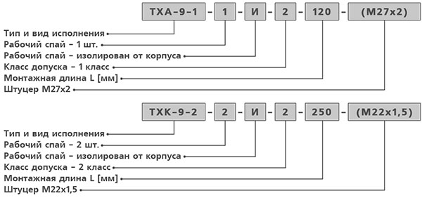 Преобразователи термоэлектрические ТХА/ТХК