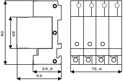 Габаритный чертеж PM-3k230