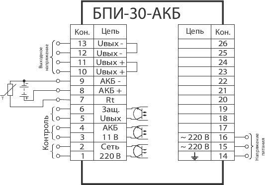 Бпи 13с схема