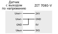 Четырехпроводная схема подключения датчиков