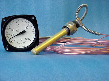 Термометр манометрический показывающий виброустойчивый ТКП – 60/3М2 